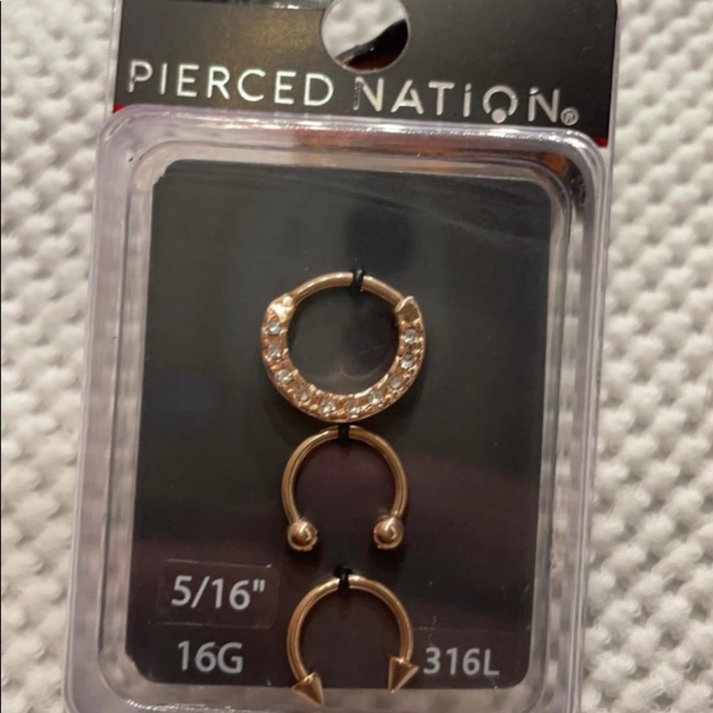 🆕 Septum Piercing Set - Picture 3 of 3